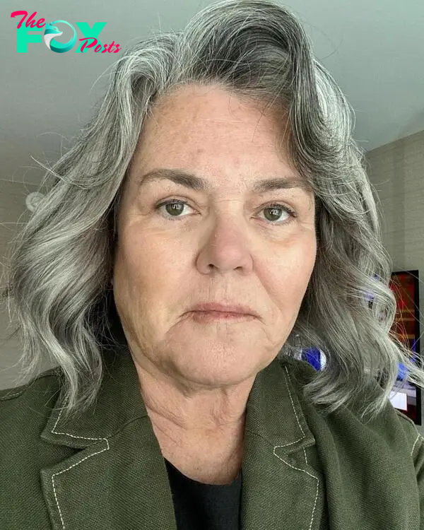 Rosie O'Donnell in a selfie.