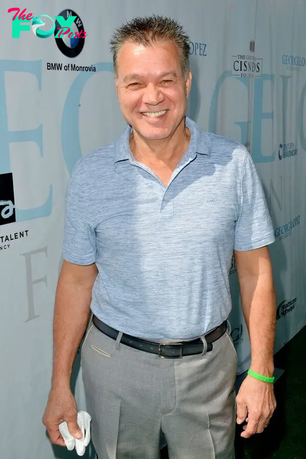 Eddie Van Halen attends the 10th Annual George Lopez Celebrity Golf Classic at Lakeside Country Club on May 1, 2017.