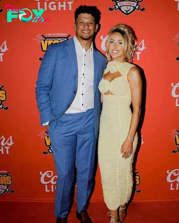 Patrick Mahomes and Brittany Mahomes