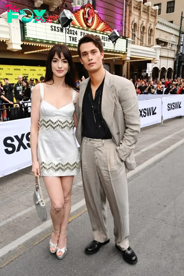Anne Hathaway and Nicholas Galitzine at the "The Idea Of You" World Premiere during SXSW