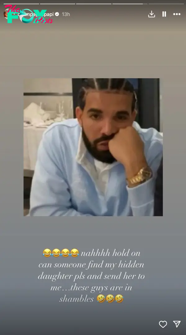 Drake's Instagram post.