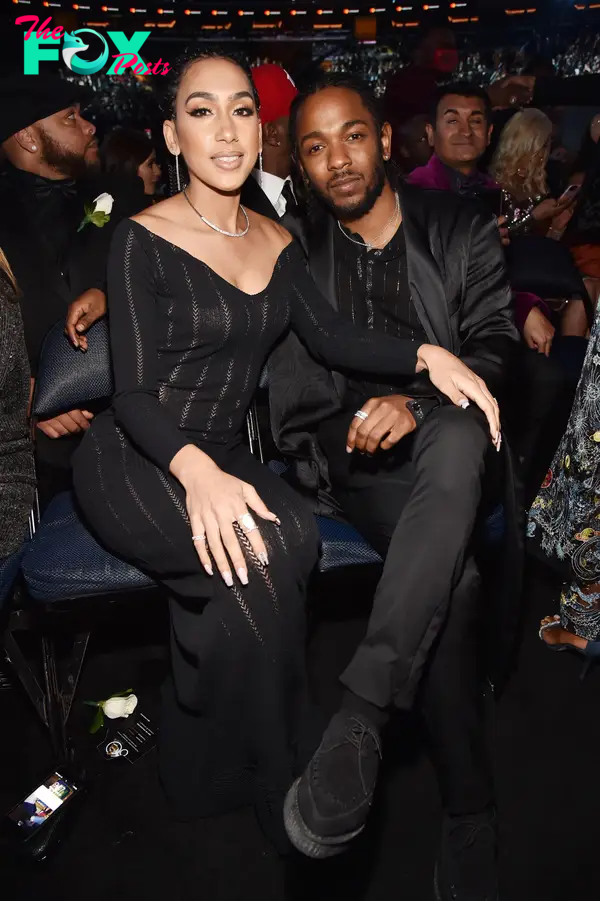 Kendrick Lamar and Whitney Alford.