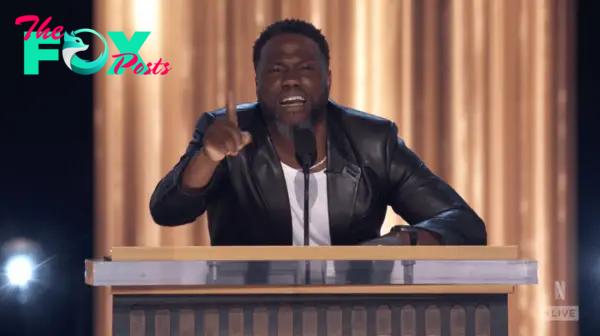 Kevin Hart at the Roast of Tom Brady.