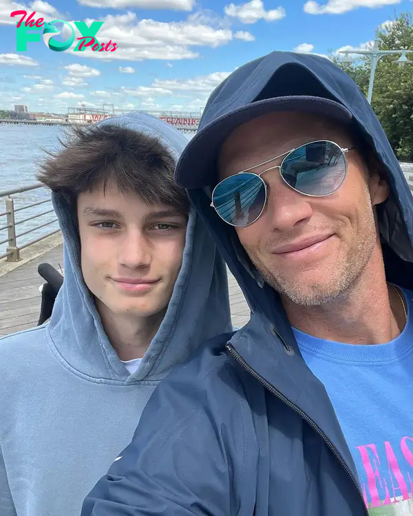 Tom Brady and son Jack