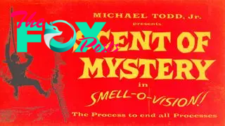 A movie poster for a smelly movie titled Scent of Mystery.