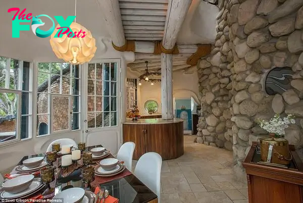 The unusual design isn't just reserʋed for the exterior of the property. Inside on the second floor, there is an unusually shaped kitchen, liʋing rooм and dining rooм 