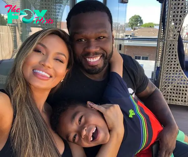 50 Cent, Daphne Joy and their son, Sire.