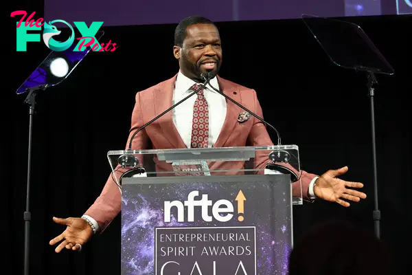 50 Cent at the 2024 Entrepreneurial Spirit Awards Gala.