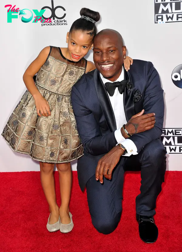 Tyrese and his daughter, Shayla, on the red carpet in 2015.