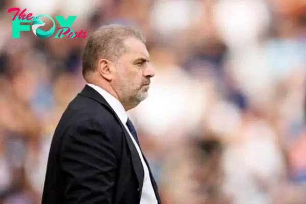 LIVERPOOL, ENGLAND - Sunday, May 5, 2024: Ange Postecoglou Manager of Tottenham Hotspur before the FA Premier League match between Liverpool FC and Tottenham Hotspur FC at Anfield. (Photo by Ryan Brown/Propaganda)