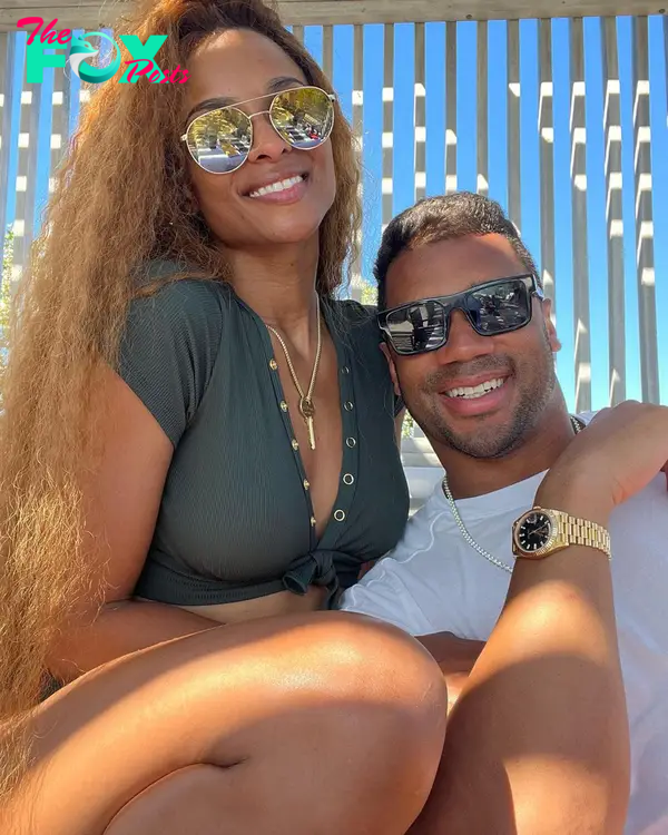 Ciara and Russell Wilson.