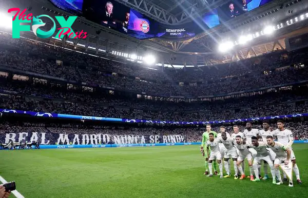 Formación del Real Madrid contra el Bayern en la vuelta de semifinales de Champions.