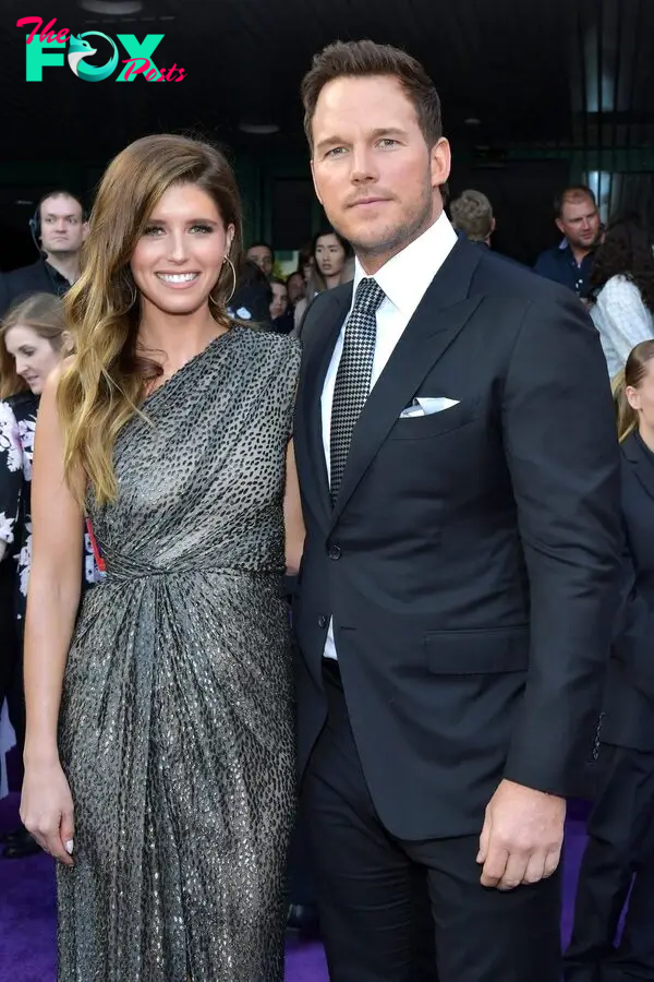 Katherine Schwarzenegger and Chris Pratt attend the world premiere of "Avengers: Endgame"