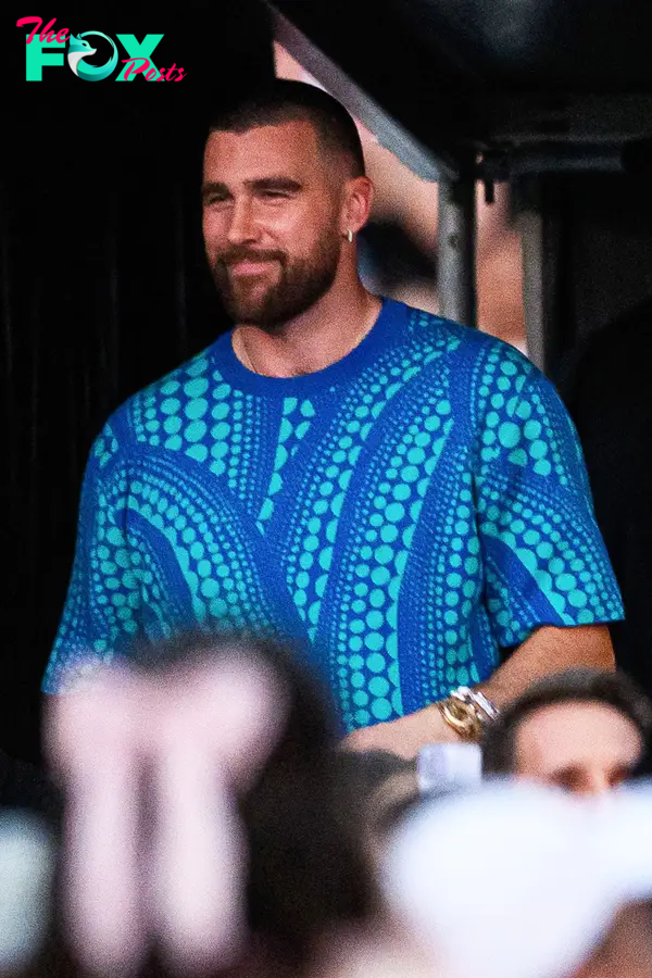 Travis Kelce at Taylor Swift's Sydney concert.