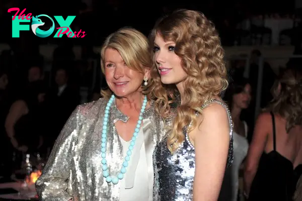 Martha Stewart and Taylor Swift in 2010. 
