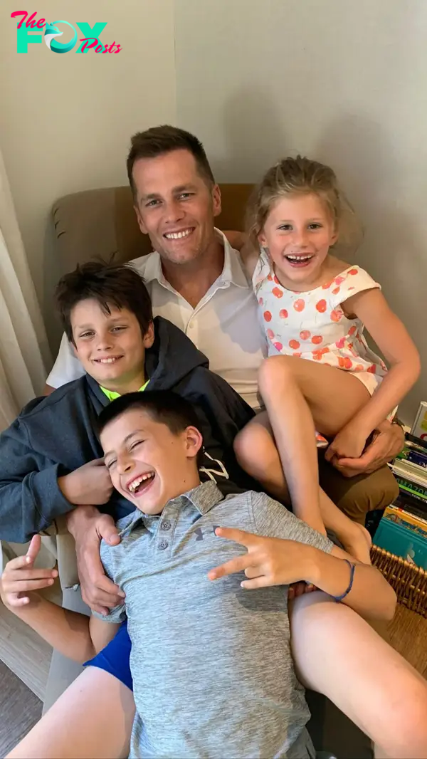 Tom Brady and kids