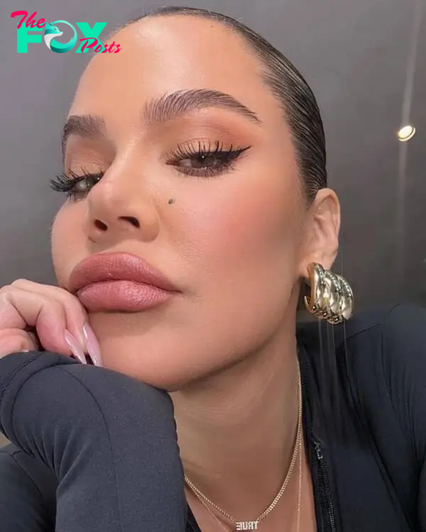 Khloé Kardashian in a selfie