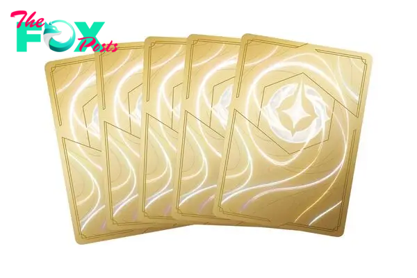 Gold-backed cards for Ursula from Illumineer’s Quest: Deep Trouble