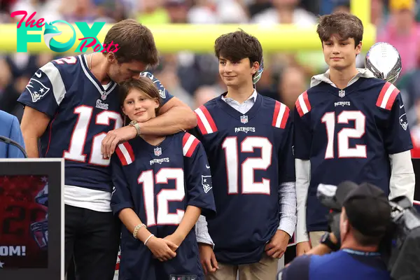 Tom Brady and kids