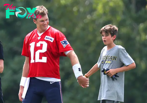 Tom Brady and son Jack
