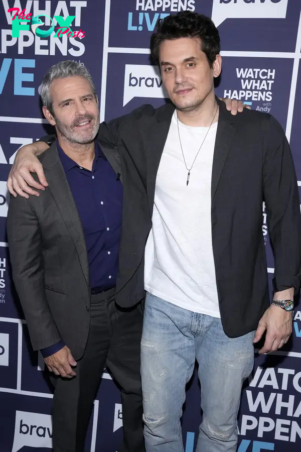 Andy Cohen and John Mayer.