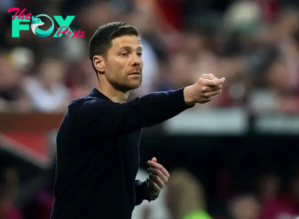 Soccer Football - Europa League - Semi Final - Second Leg - Bayer Leverkusen v AS Roma - BayArena, Leverkusen, Germany - May 9, 2024 Bayer Leverkusen coach Xabi Alonso REUTERS/Thilo Schmuelgen