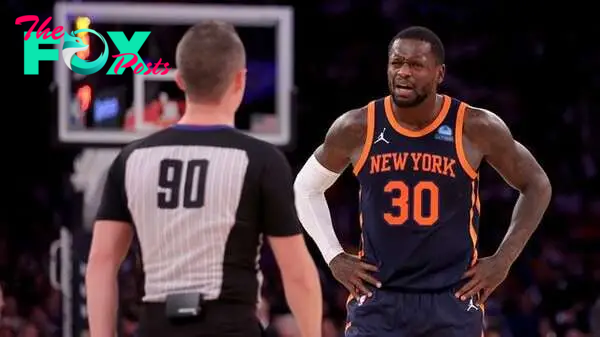 Why isn’t the Knicks’ Julius Randle playing in Game 3 against the Pacers today?