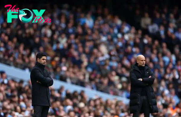 Manchester City are in pole position to win the title, although Arsenal still have hope. The two teams could yet end the season level.