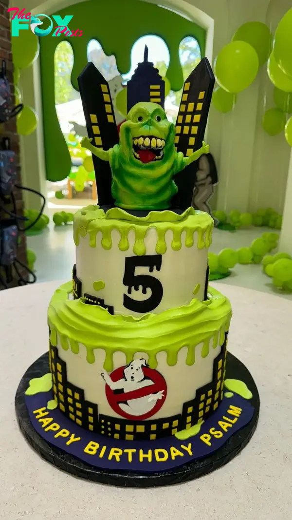 Psalm West's birthday cake