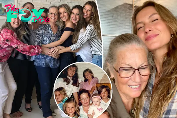Gisele Bündchen, her mom and sisters