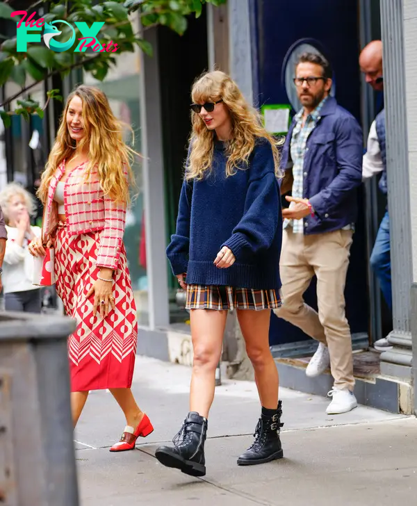 Ryan Reynolds, Blake Lively and Taylor swift