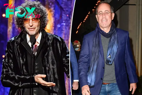 Howard Stern, split with Jerry Seinfeld