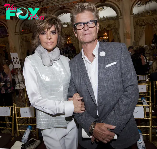 Lisa Rinna and Harry Hamlin.