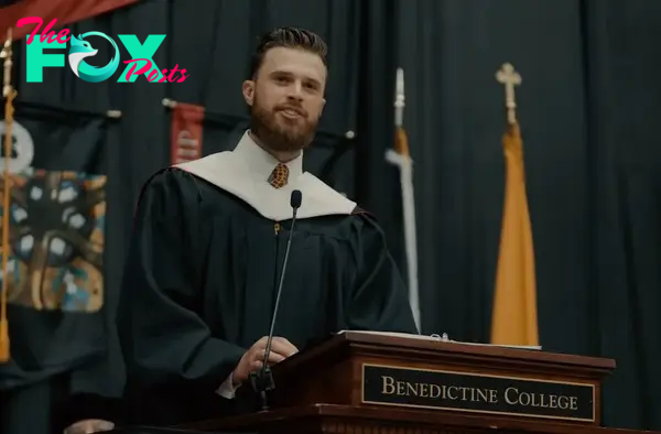 harrison butker giving commencement speech