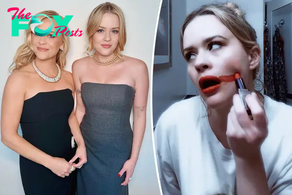 Ava Phillippe and Reese Witherspoon with Ava in a TikTok.