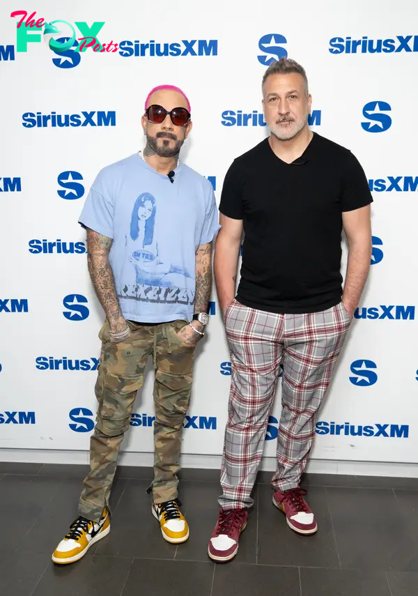 Aj McLean and Joey Fatone