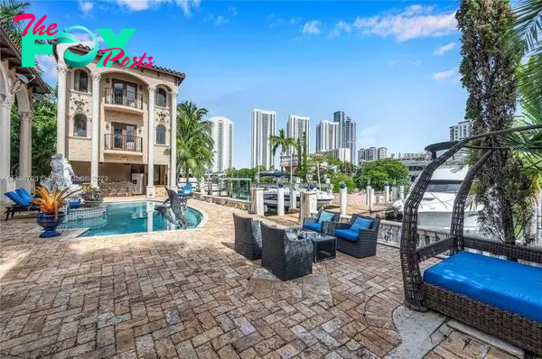 One of a kind mediterranean oasis in the heart of sunny isles beach florida asking 12. 9 million 21