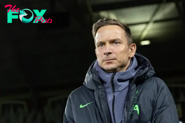 LONDON, ENGLAND - Wednesday, January 24, 2024: Liverpool's first-team development coach Pepijn Lijnders before the Football League Cup Semi-Final 2nd Leg match between Fulham FC and Liverpool FC at Craven Cottage. (Photo by David Rawcliffe/Propaganda)