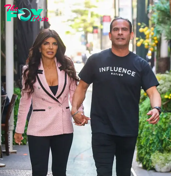 Teresa Giudice and Luis Ruelas hold hands