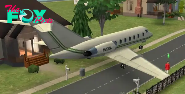 Taylor Swift's private jet as a sim