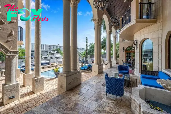 One of a kind mediterranean oasis in the heart of sunny isles beach florida asking 12. 9 million 26