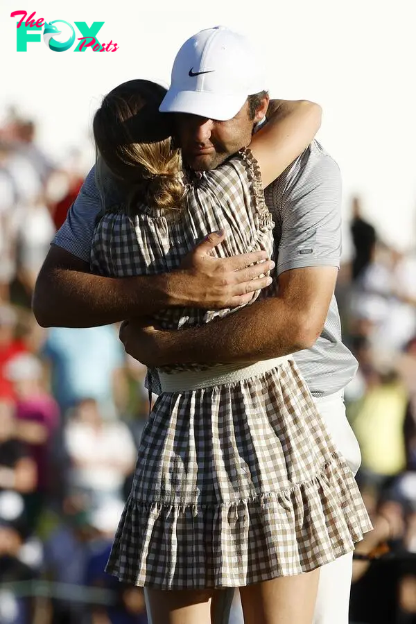 Shortly after the world number one golfer secured his second Masters green jacket, there was a new arrival in the Scheffler household.