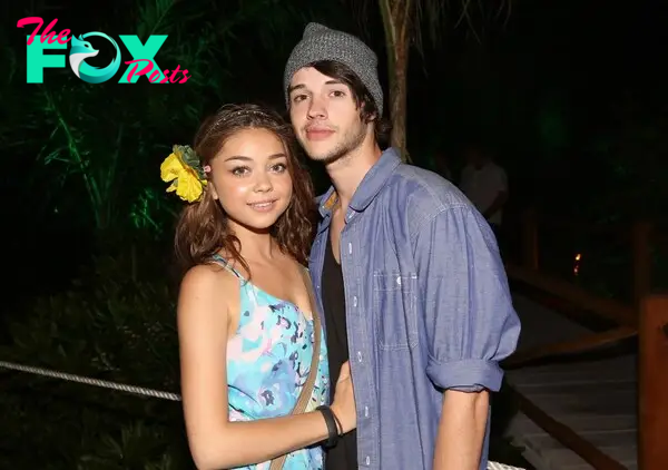 Sarah Hyland Matt Prokop at a party in 2012.