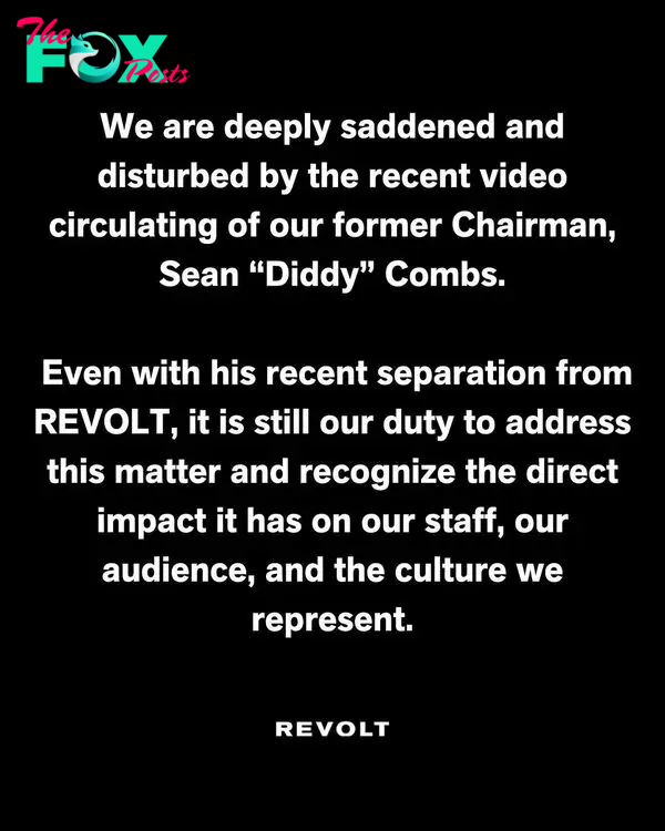 Revolt TV's message.