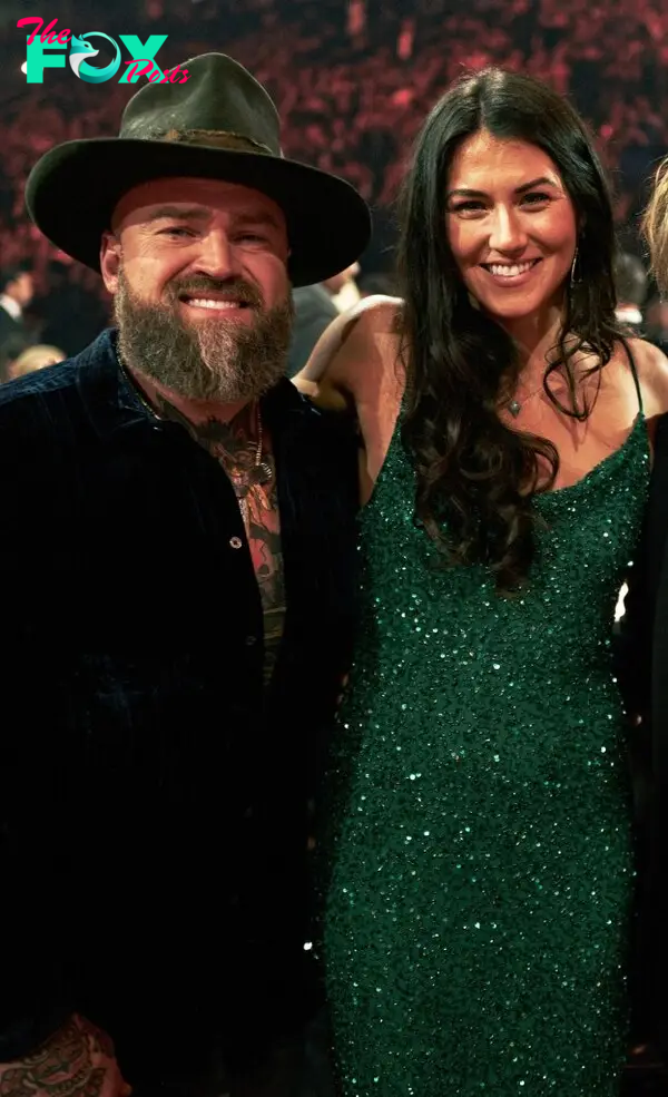 Zac Brown and Kelly Yazdi at the Country Music Association Awards in 2022.