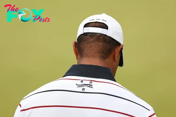 LOUISVILLE, KENTUCKY - MAY 17: Tiger Woods of the United States looks on during the second round of the 2024 PGA Championship at Valhalla Golf Club on May 17, 2024 in Louisville, Kentucky.   Michael Reaves/Getty Images/AFP (Photo by Michael Reaves / GETTY IMAGES NORTH AMERICA / Getty Images via AFP)