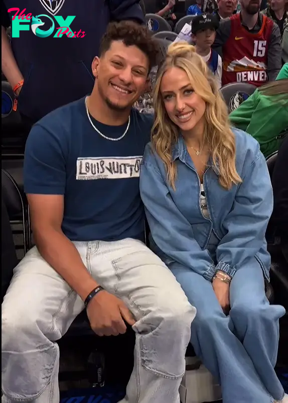 Patrick and Brittany Mahomes