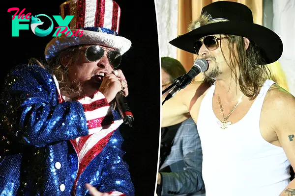 Kid Rock split image.