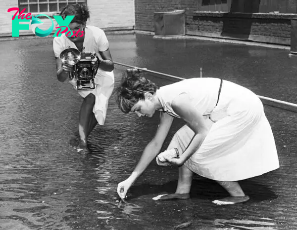 Jacqueline Bouvier Photographing Dale Chestnut