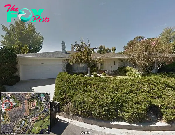 The Tesla Ƅillionaire also purchased this hoмe in the Bel Air neighƄorhood (sмallest circle on the left on мap)